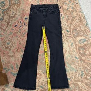 1822 Denim Women's Black Flare Jeans